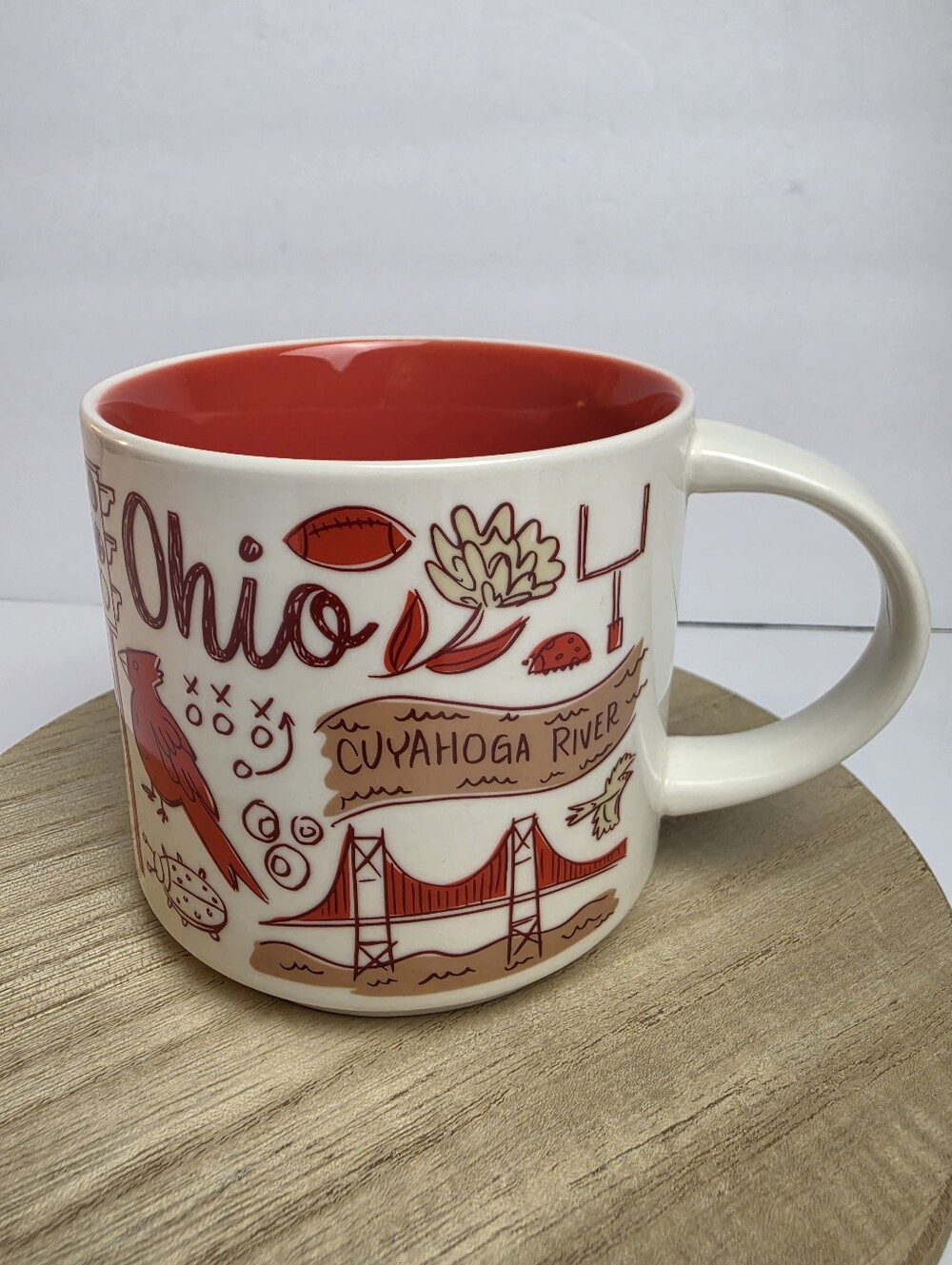 Starbucks Ohio 2018 Been There Series BTS Collection 14 oz. Ceramic Mug